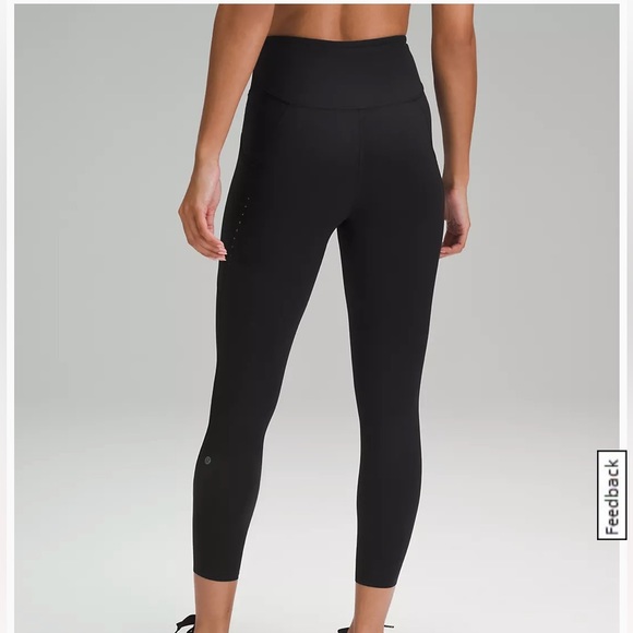 ⭐️ Lululemon Fast and Free High Rise Tight 25” with pockets Black Size 6⭐️ - Picture 11 of 11